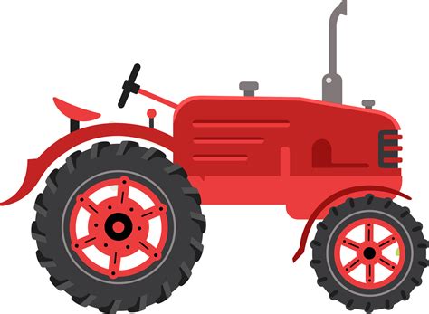Farm Tractor Svg Dxf Eps  Png Agro Machine Clipart Clipart