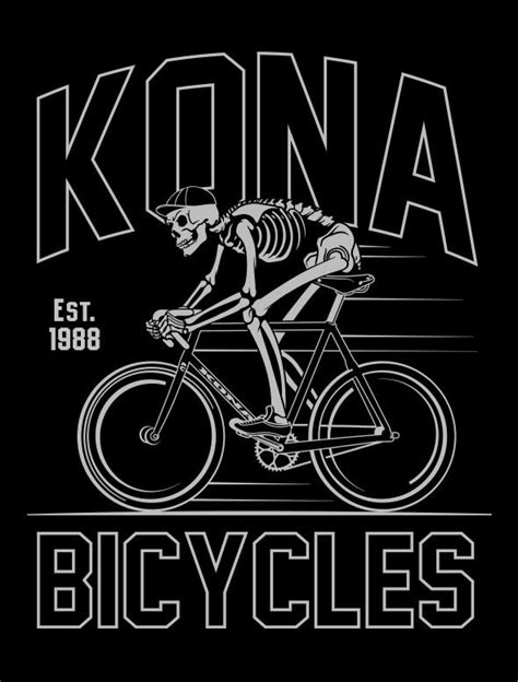 aaron hogg kona bicycles bike poster kona bicycle kona bikes