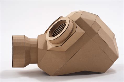 The Cardboard Gas Mask On Behance Cardboard Costume C Vrogue Co