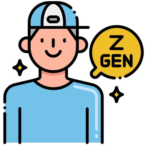 Z 세대 무료 사용자개 아이콘
