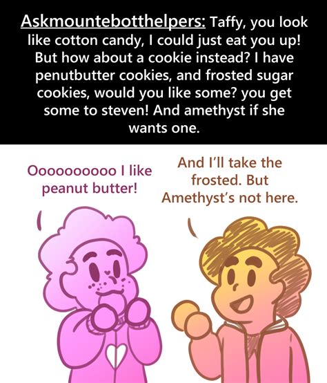 taffy and steven universe roadtrip — i decided to answer more asks in text asks will