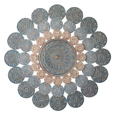 Large Wall Medallion Art Home Decor Round Living Scrolled Dining