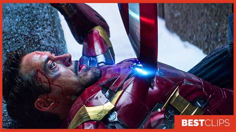 Iron Man Vs Captain America Final Fight Scene Captain America Civil