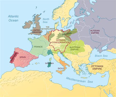 Europe After The Treaty Of Vienna 1815