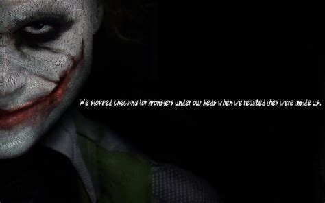 Joker Quote Typographic Portraits The Dark Knight