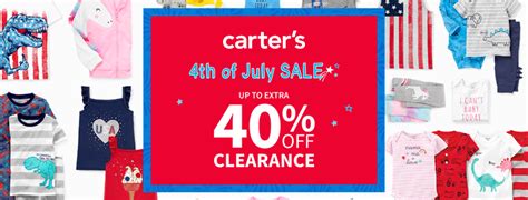 Carters Coupons In Store Up To Extra 40 Off On Clothing Toys