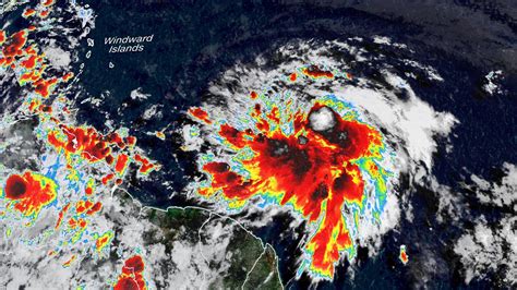 Tropical Storm Elsa To Track Through The Carribean Nearing Florida