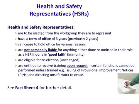 Ppt Module 5 Health And Safety Representatives And Health And Safety