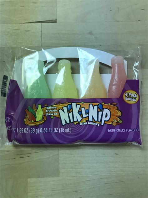 Nik L Nip 4 Pack 39g Crowsnest Candy Company