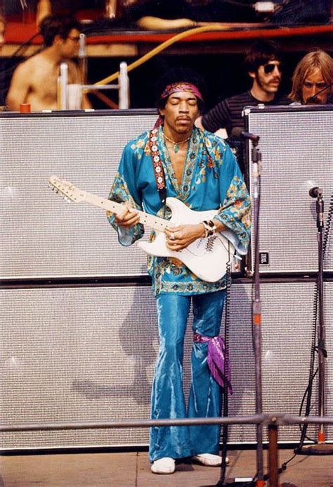 Jimi Hendrix On Stage At The Newport Pop Festival In Northridge