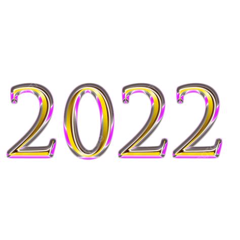 Golden Text White Transparent Golden Texts 2022 Free Psd Happy New