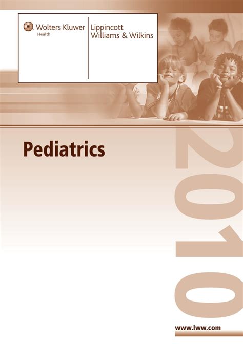 Pediatrics By Lippincott Williams And Wilkins Issuu