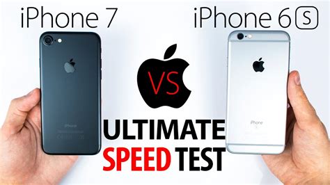Iphone 7 Vs 6s The Ultimate Speed Test Youtube