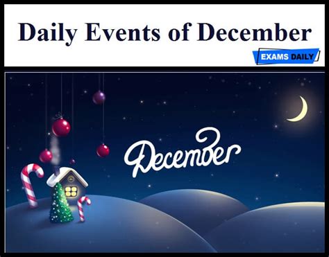Daily Events Of December
