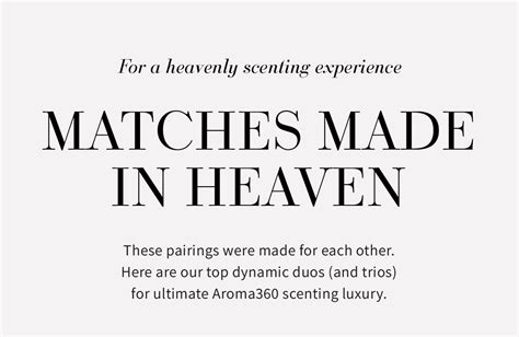 Matches Made In Heaven Aroma