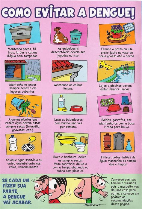 Cartaz Mosquito Da Dengue Educação Infantil