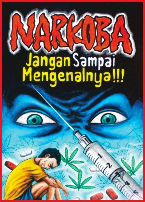 Desain Poster Narkoba Sketsa