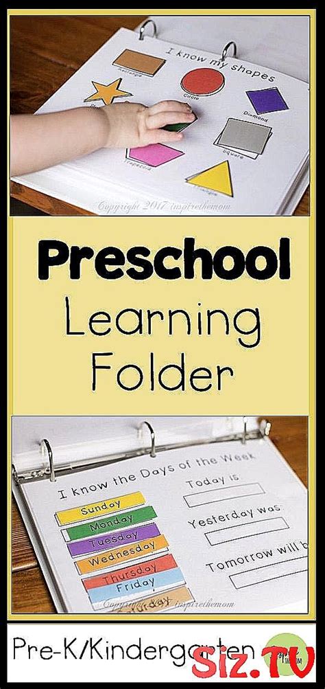 Preschool Learning Folder My Son Loves This Learning Folder And Its