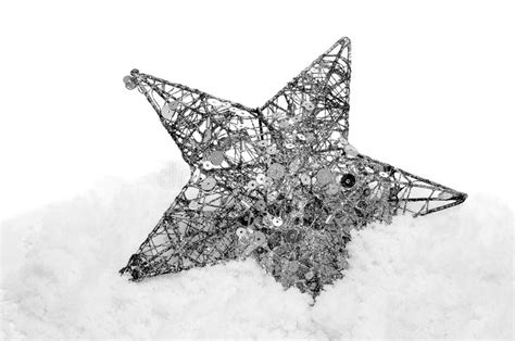 Christmas Star On The Snow Stock Photo Image Of December 22367418