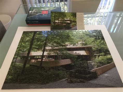Post a picture of a jigsaw puzzle you completed, find people to exchange puzzles with, ask. Frank Lloyd Wright Double Sided Puzzle | Indoor Activities ...