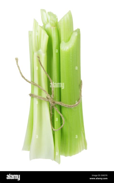 Bundle Of Celery Stalks O Stock Photo Alamy