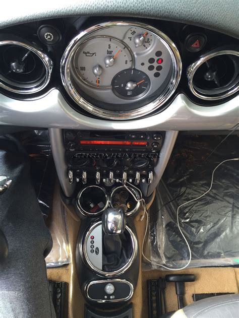 Mk1 Bmw Mini Coopersone R50 R52 R53 Chrome Interior Dial Dashboard
