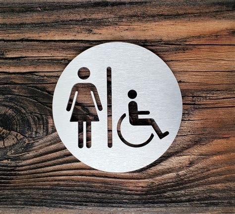 Lady Toilet Sign