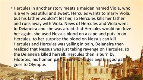 The Story Of Hercules