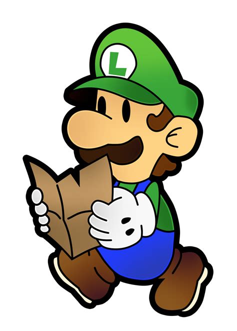 Paper Luigi The Thousand Year Door By Fawfulthegreat64 On Deviantart