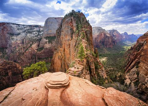 Valley Views Zion National Park Zion Canyon The Great White Throne