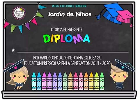 Pin De Esme Baltazar En Graduacion Diplomas Para Niños Diplomas Para