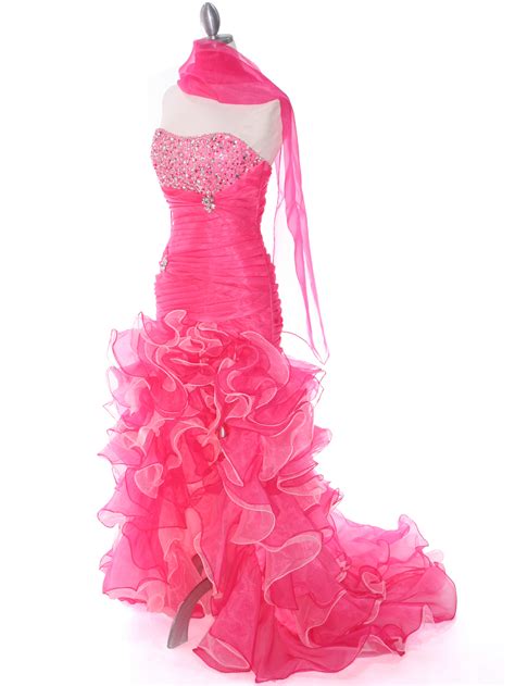 Hot Pink Prom Dress Sung Boutique La