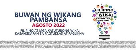 Pia Buwan Ng Wika 2022 Filipino At Mga Katutubong Wika Kasangkapan