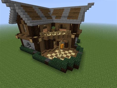 Diesmal hatte ich spontan lust ein mittelalterliches haus zu bauen. Mittelalter Haus Minecraft Blog