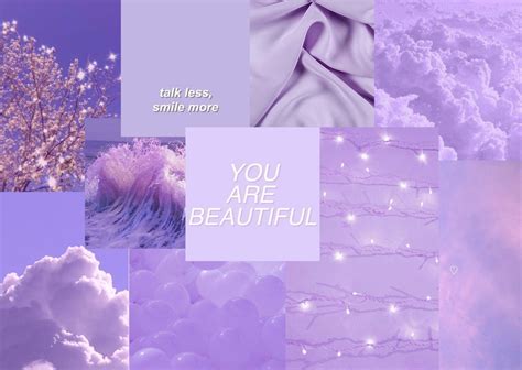You Are Beautifull Purple Aesthetic Cute Desktop Wallpaper Cute