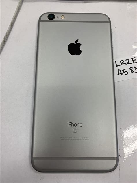 Apple Iphone 6s Plus Unlocked Grey 128gb A1687 Lrze45834 Swappa
