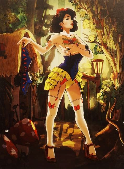 Once Upon A Pin Up Blanche Neige Art Maniak
