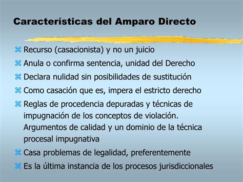 Ppt Amparo Directo Powerpoint Presentation Id1287217