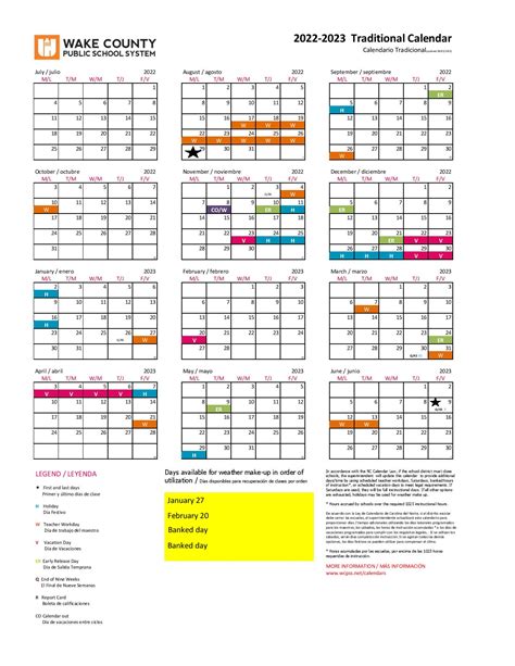 Wake County School Calendar 2023 23 Get Calendar 2023 Update