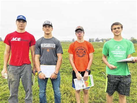 Versailles Ffa Competes At District Soils Daily Advocate And Early Bird