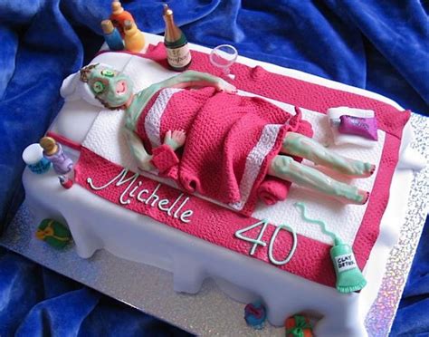 Full Image Funny Birthday Cakes Cake Wrecks Spa Cake