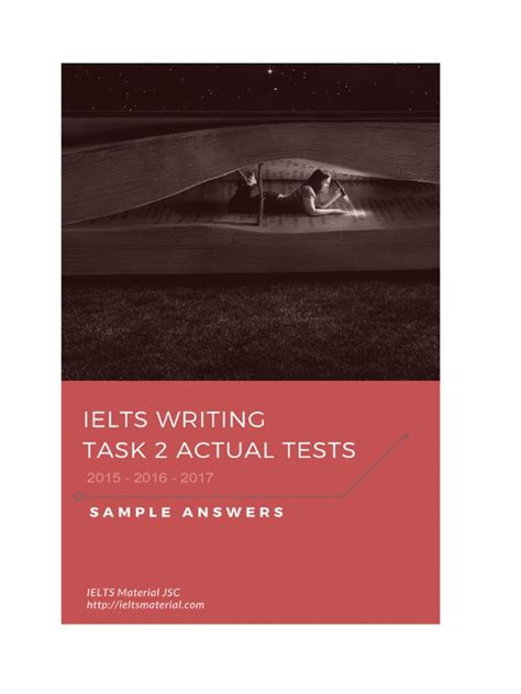 Ielts Writing Task 2 Actual Tests 2015 2016 2017 And Sample Answers