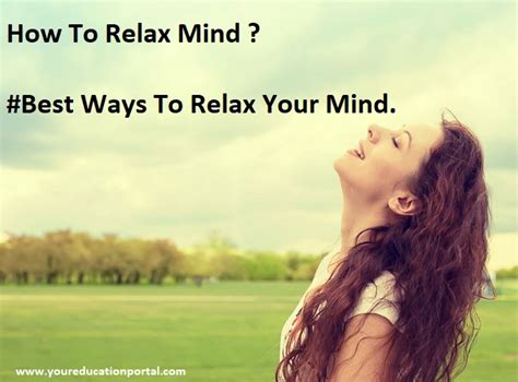 How To Relax You Mind Aimsnow7