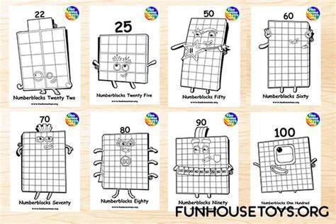 The file is a standard 8.5 x 11 happy coloring! FUN HOUSE TOYS | Numberblocks | Sight words printables ...