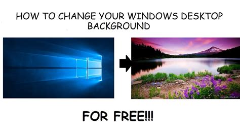 Useless Tutorial 1 How To Change Your Desktop Background For Free In