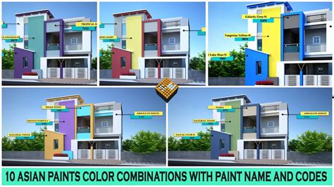 Home Exterior Paint 10 Asian Paint Combination With Paint Color Name