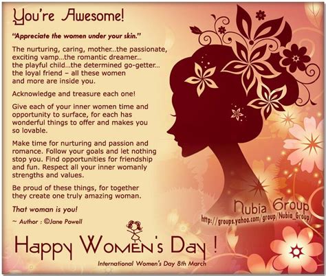 Also be sure to check out the international women's day hashtags on social media, like #internationalwomensday, #iwd2021. Womens day quotes image by Delene on WOMAN'S DAY ...