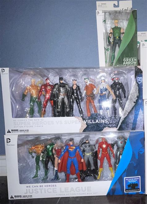 Dc New 52 Justice League With Villains Action Figures Ebay