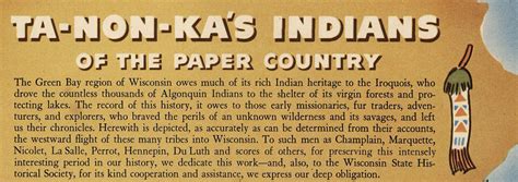 Map Great Lakes Region Native American Indian Tribes Ta Non Kas Wall