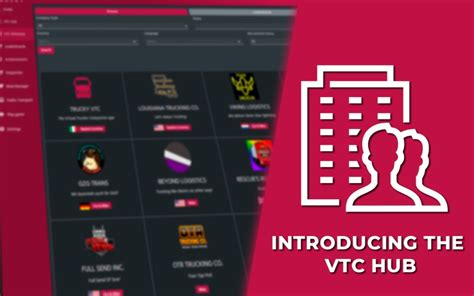 Introducing The Vtc Hub Trucky The Virtual Trucker Companion App